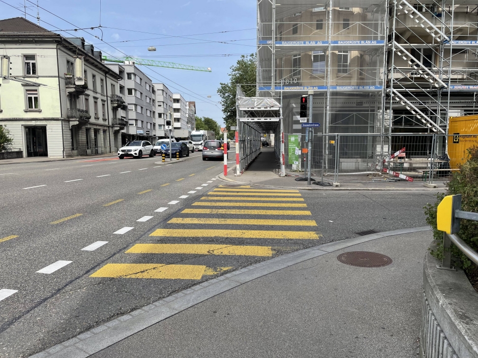 Unfall Grossackerstrasse